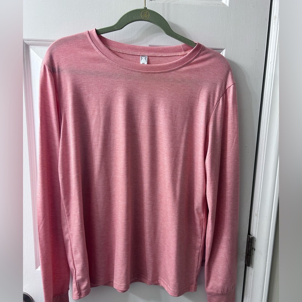 Pink Long Sleeve Top